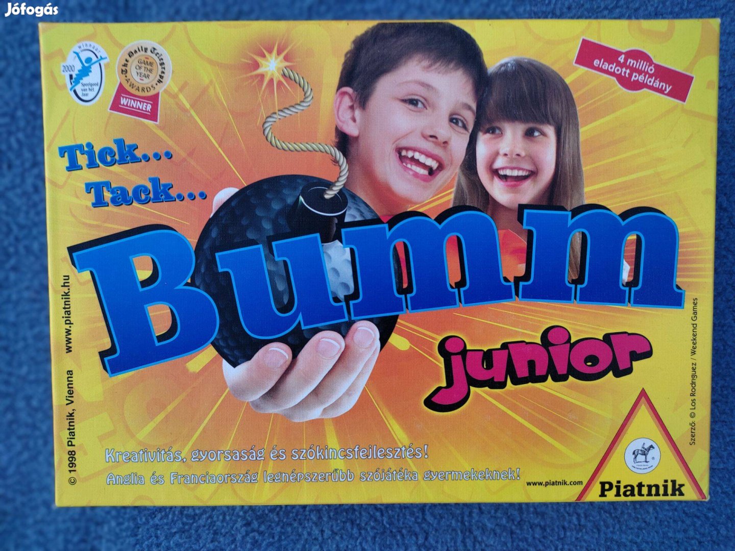 Tick Tack Bumm Junior - Piatnik - társasjáték (újszerű)