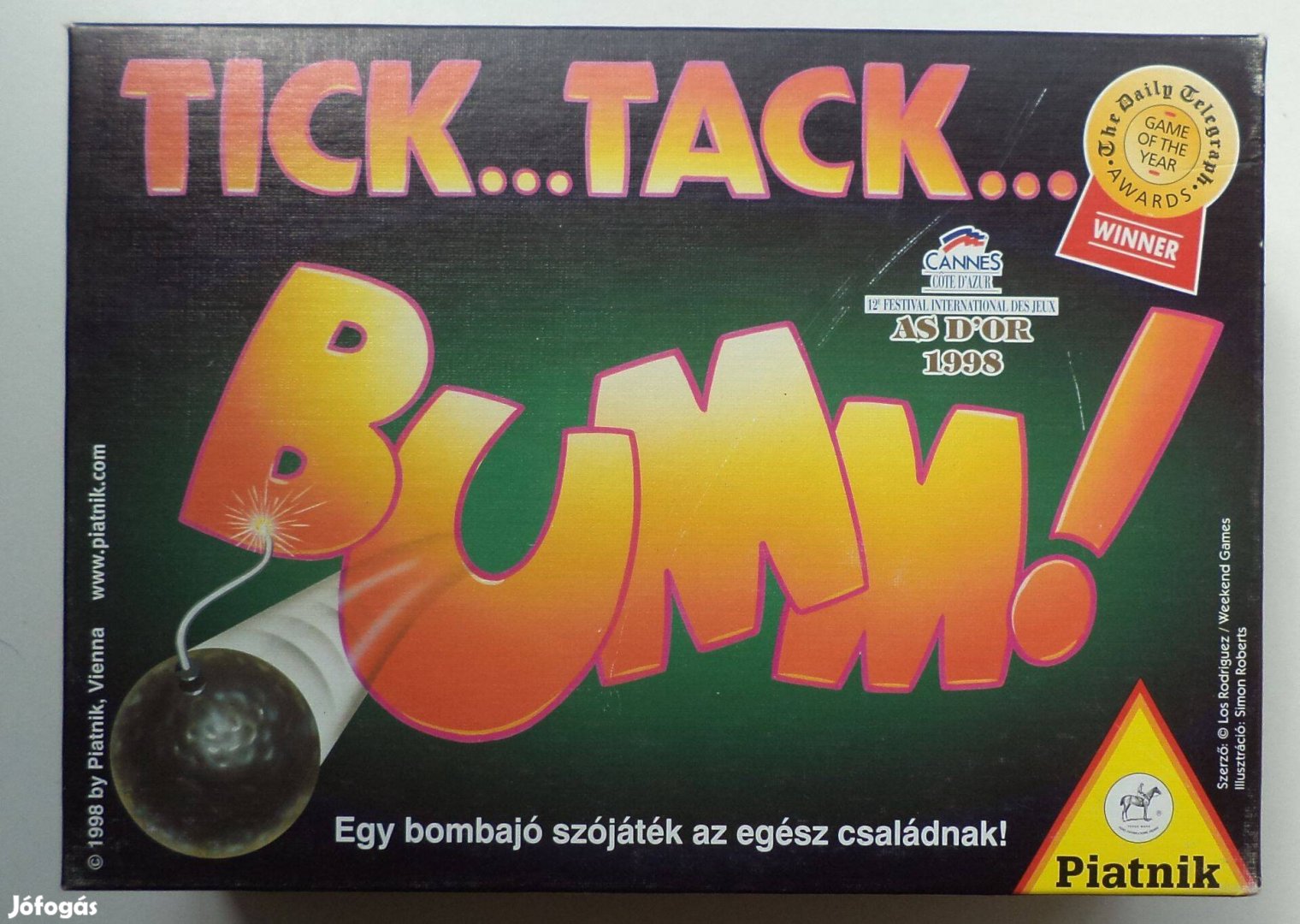 Tick.Tack.Bumm! /társasjáték,hiánytalan/