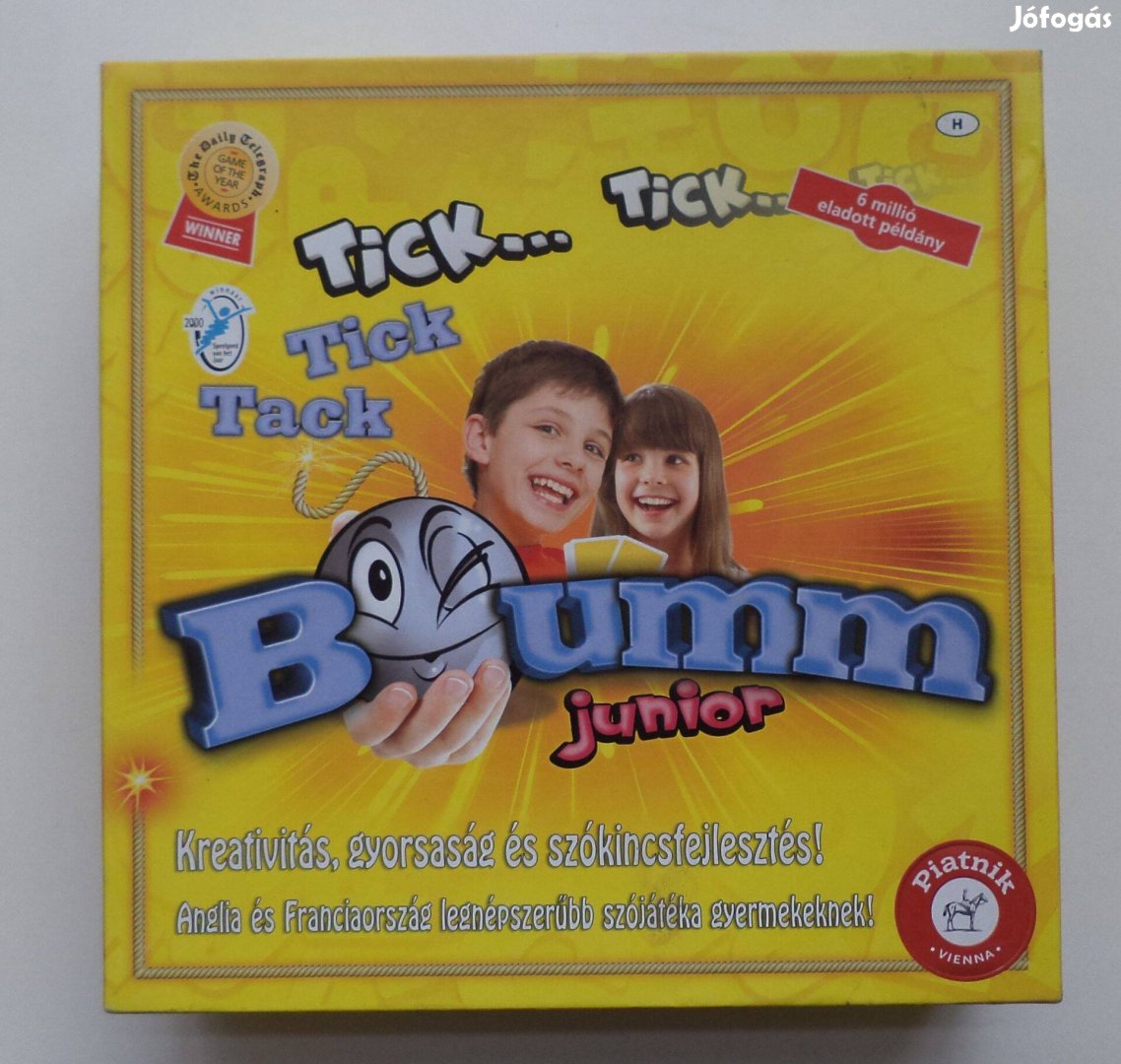 Tick.Tack Bumm junior /társasjáték,hiánytalan/