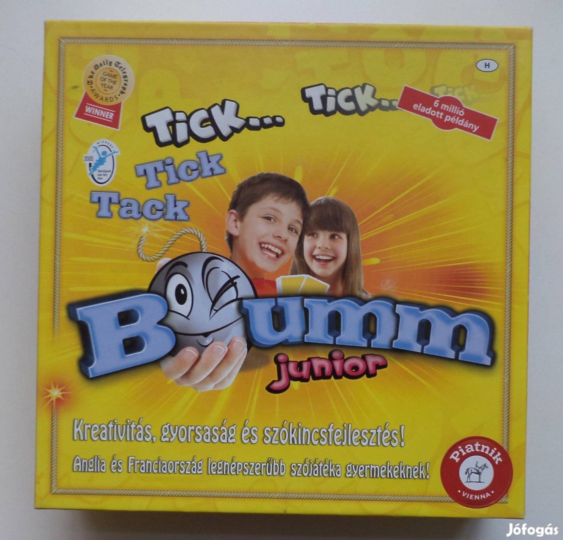 Tick.Tack Bumm junior /társasjáték,hiánytalan/