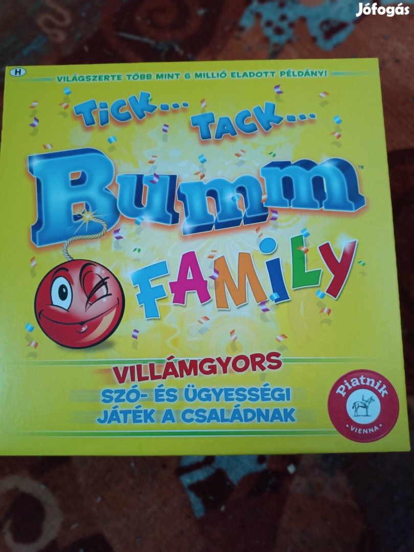 Tick tack bumm family társasjáték 