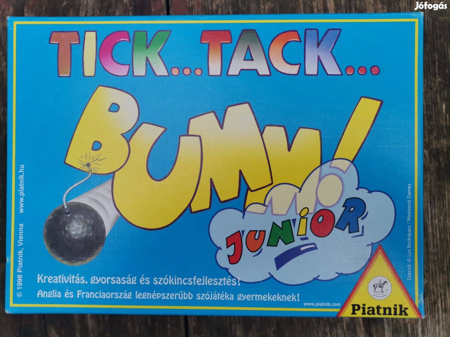 Tick tack bumm junior társasjáték