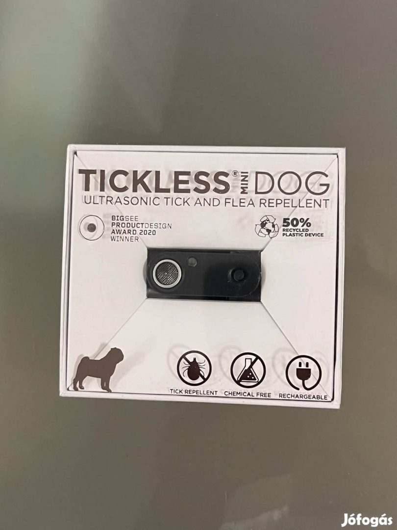 Tickless Mini USB ultrahangos kullancsriasztó fekete