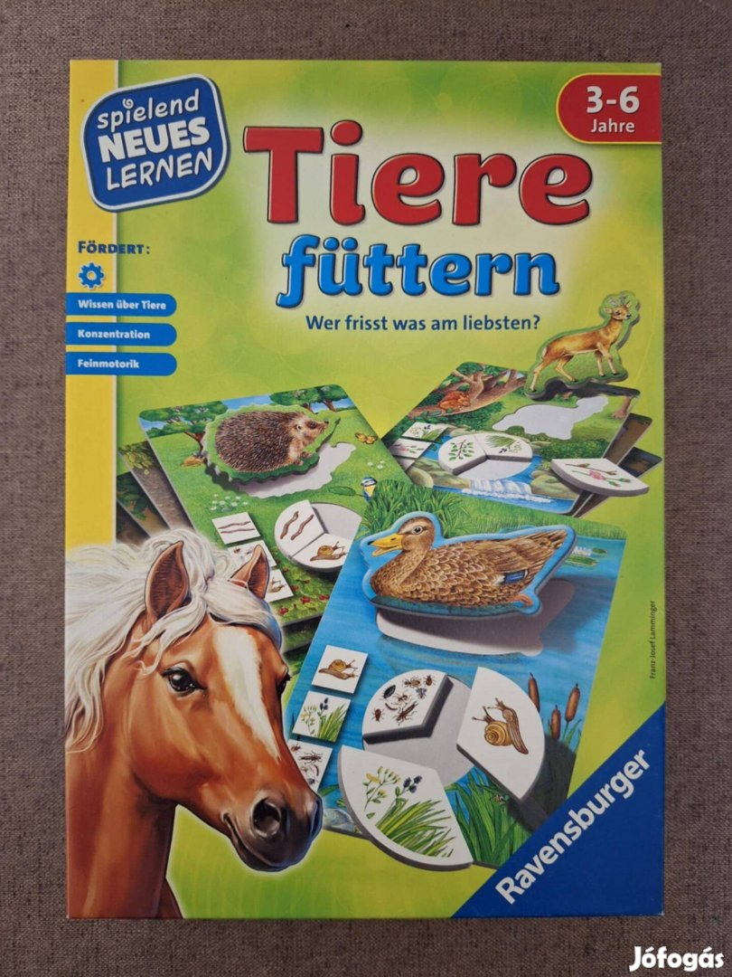 Tiere füttern-Állatetető társasjáték