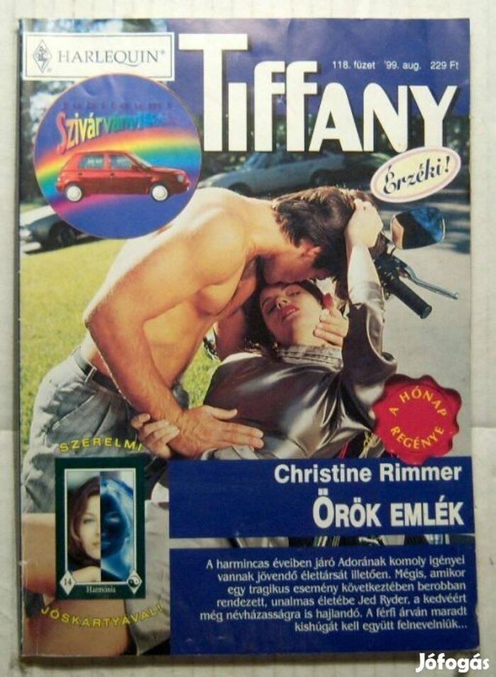 Tiffany 118. Örök Emlék (Christine Rimmer) 1999 (2kép+tartalom)