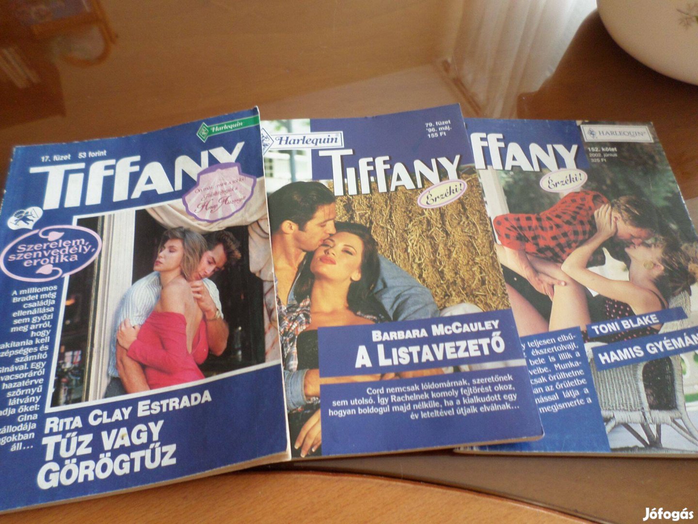 Tiffany 17.füzet Rita Clay Estrada Tűz vagy görögtűz 3 db e Romantikus