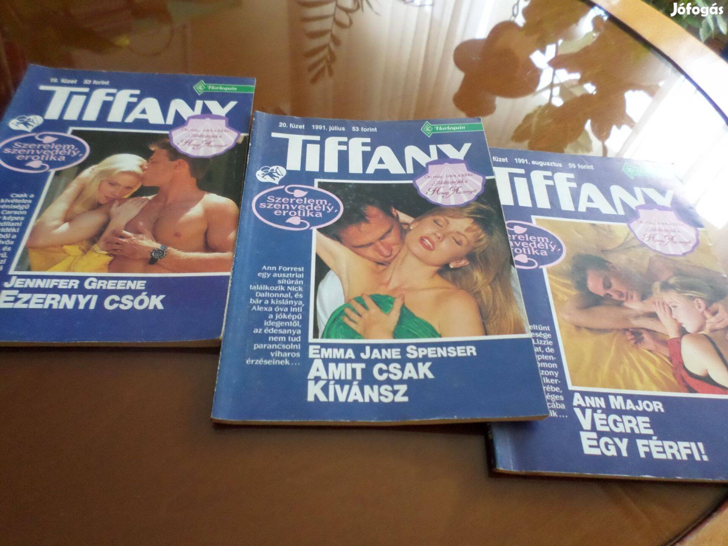 Tiffany 19-21. Jennifer Greene Ezernyi csók, 3 db együtt Romantikus