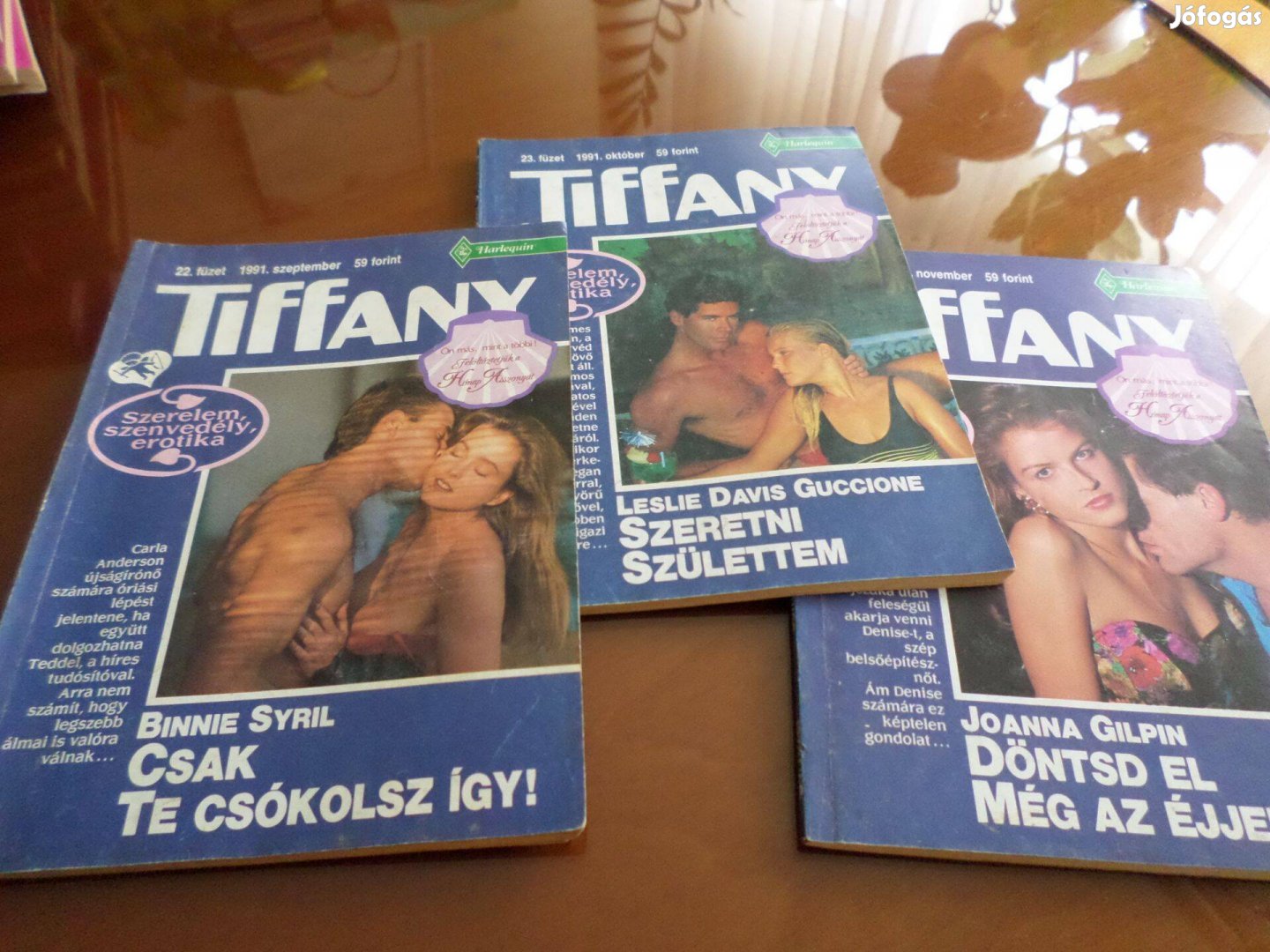 Tiffany 22-24. Csak te csókolsz így! 3 db együtt, Romantikus