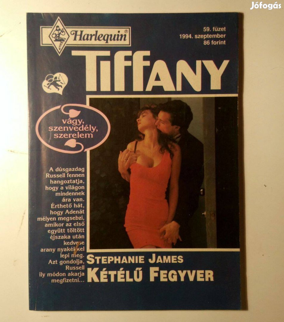 Tiffany 59. Kétélű Fegyver (Stephanie James) 1994 (6kép+tartalom)