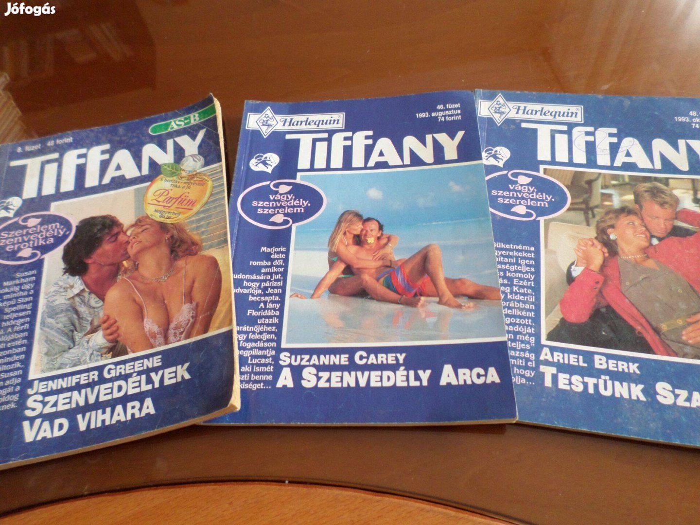Tiffany 8. füzet Jennifer Greene Szenvedélyek vad vihara Romantikus