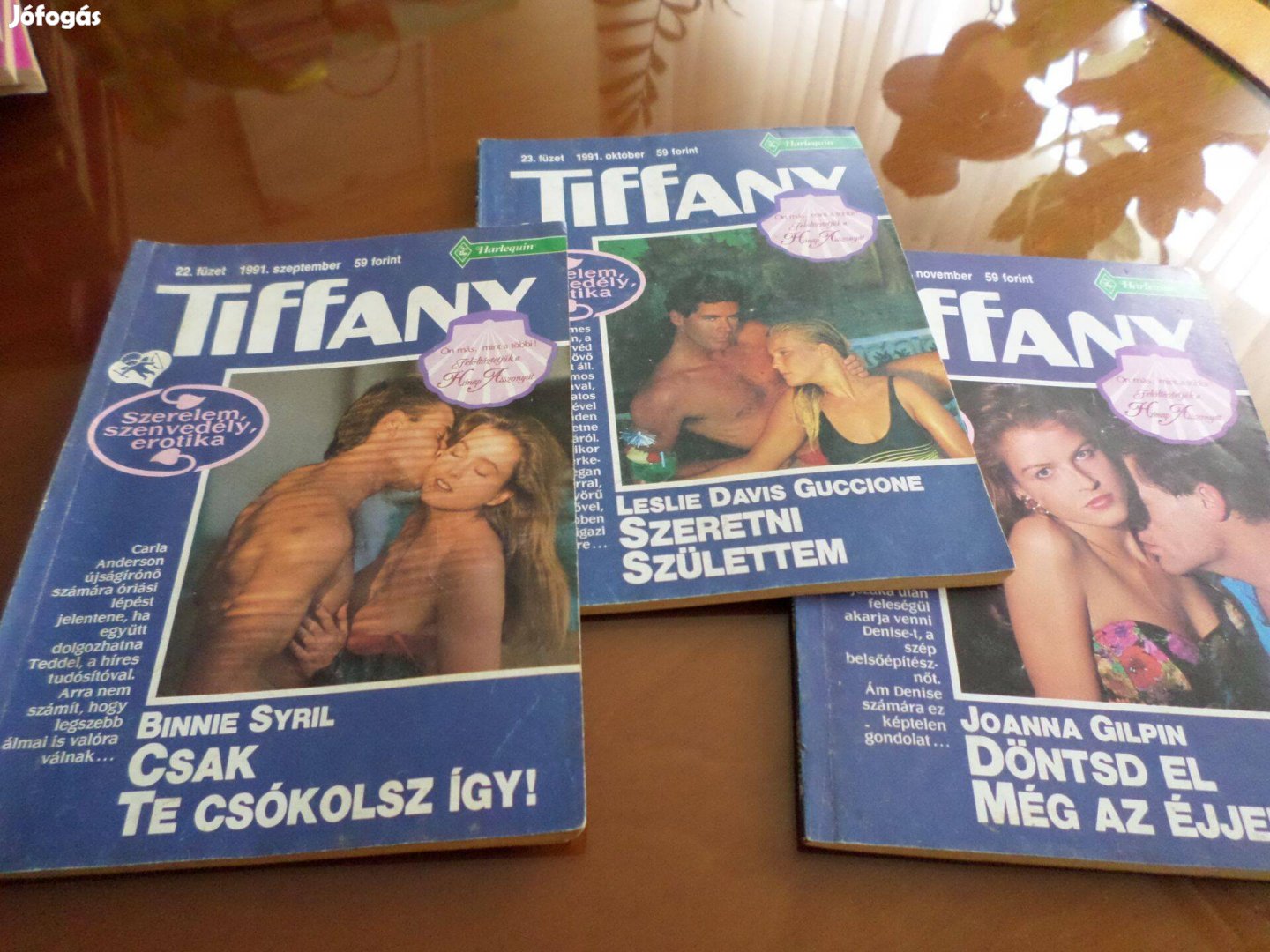 Tiffany Csak te csókolsz így! 22-24. 3 db együtt, Romantikus