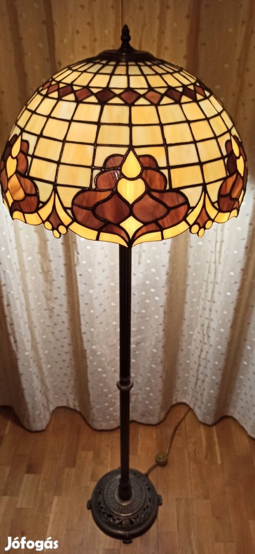 Tiffany állólámpa Hibátlan. Eredeti tiffany üvegből.