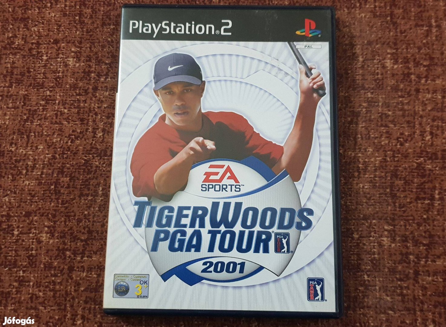 Tiger Woods PGA Tour 2001 - Ps2 eredeti lemez ( 2000 Ft )