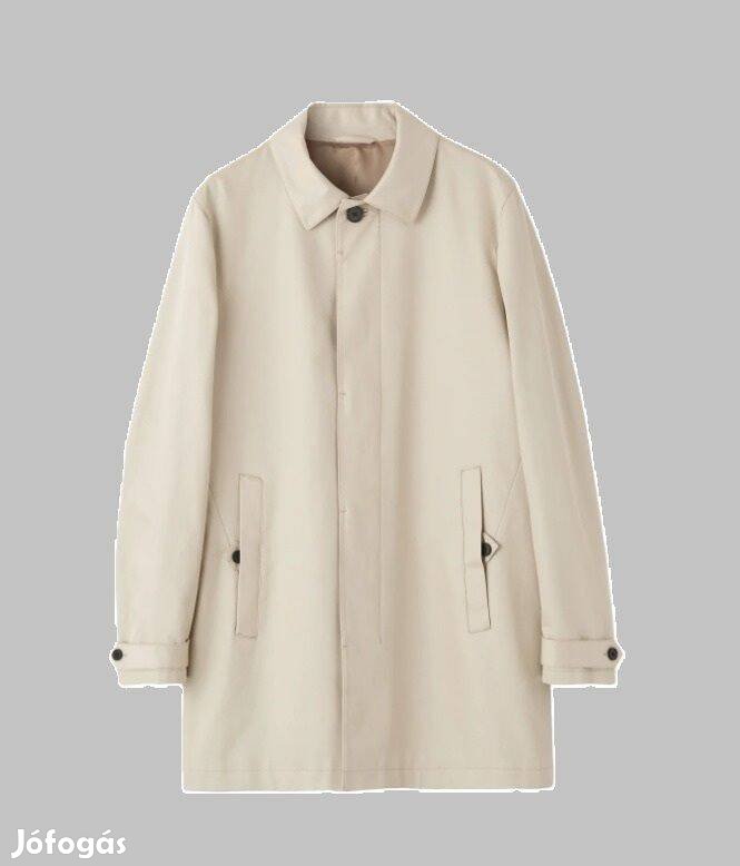 Tiger of Sweden Trench Coat Címkés Ffi Luxus Kabát -Új - 50 - 400Eur