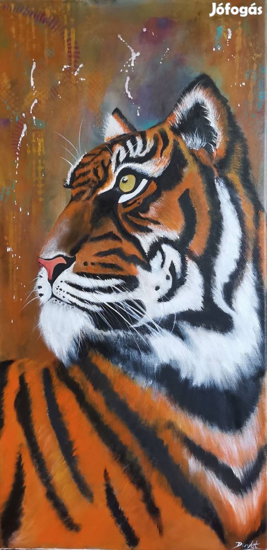 Tigris című Dinart festmény eladó! 