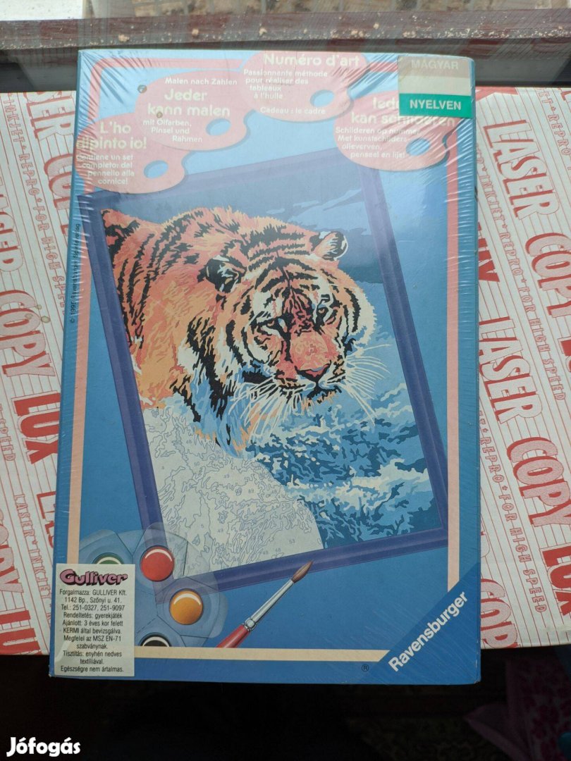 Tigris olaj festék készlet