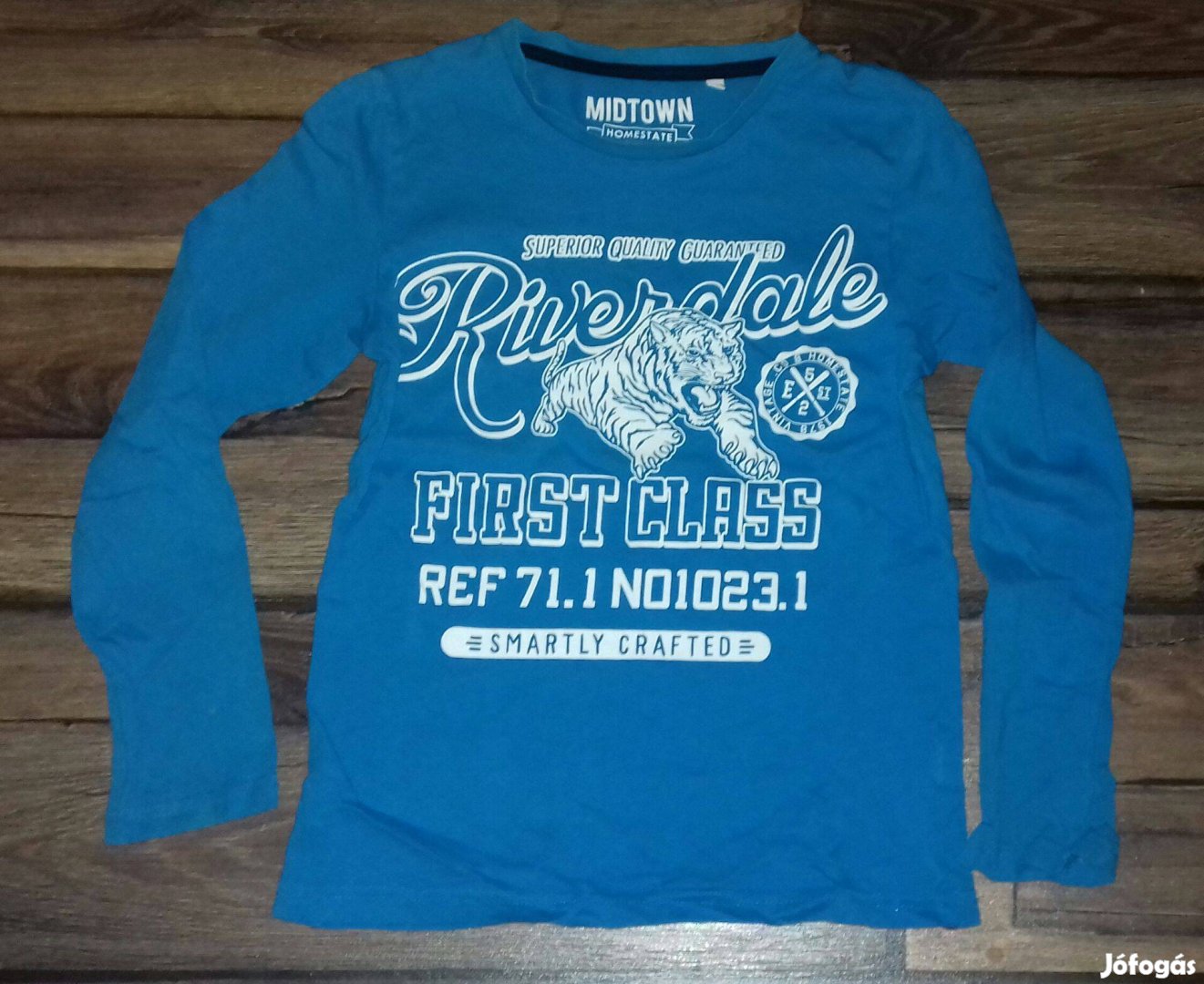 Tigrises kék felső, 134-140