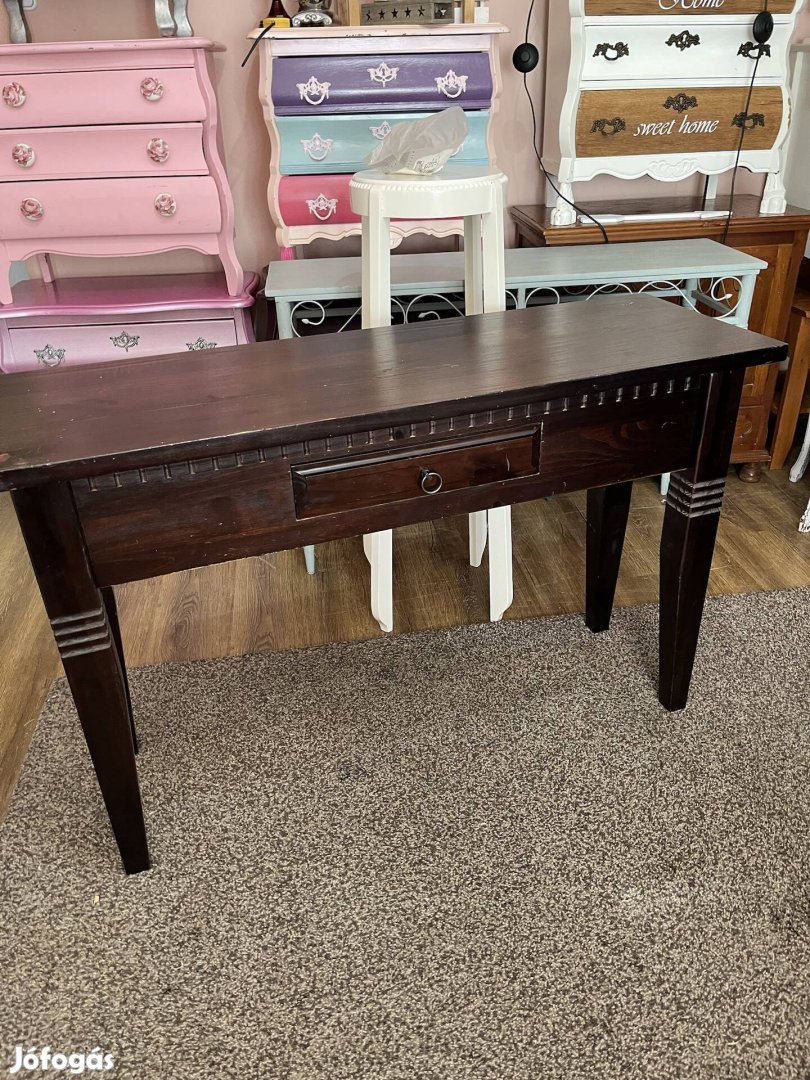 Tikfa 120x40/79 konzolasztal eladó Bp.17,