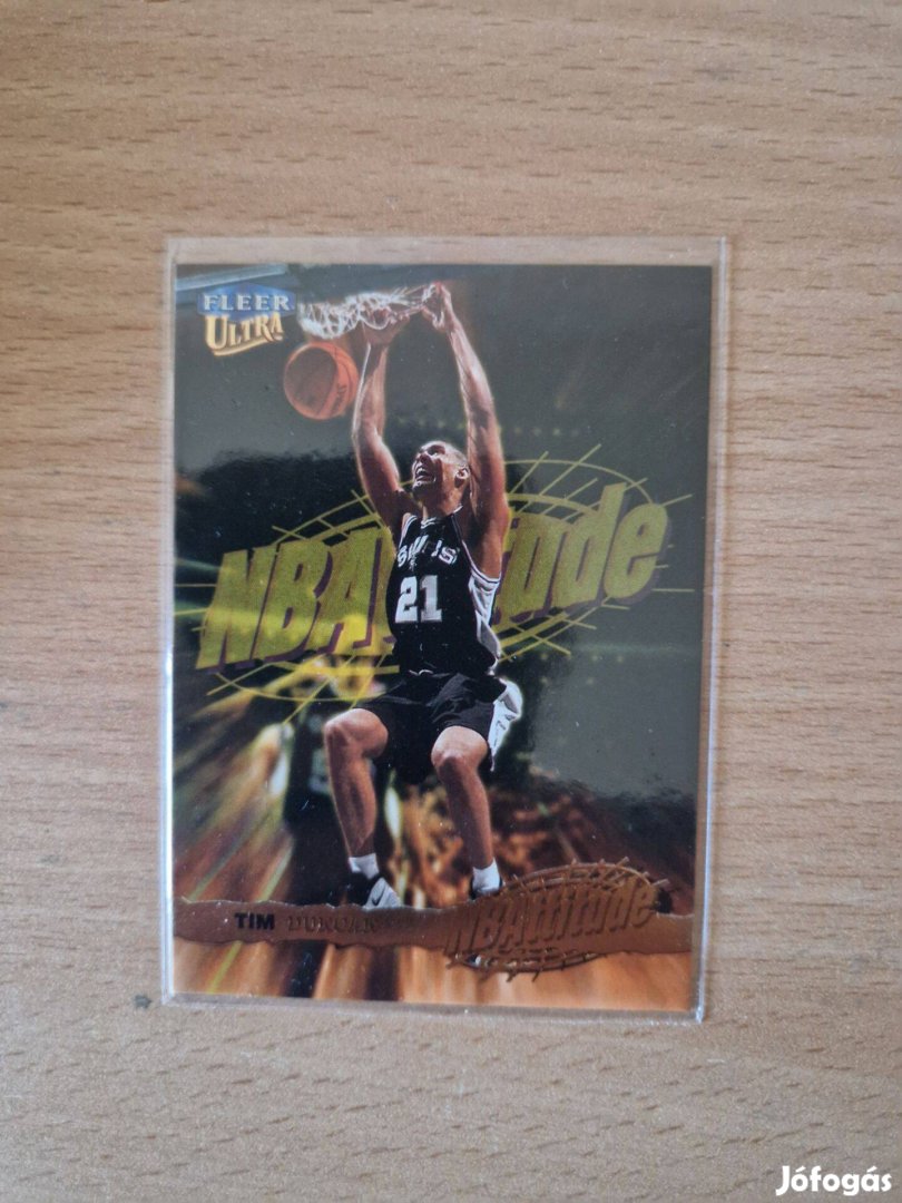 Tim Duncan Fleer Ultra 1998-99 14of20NA kosaras kártya