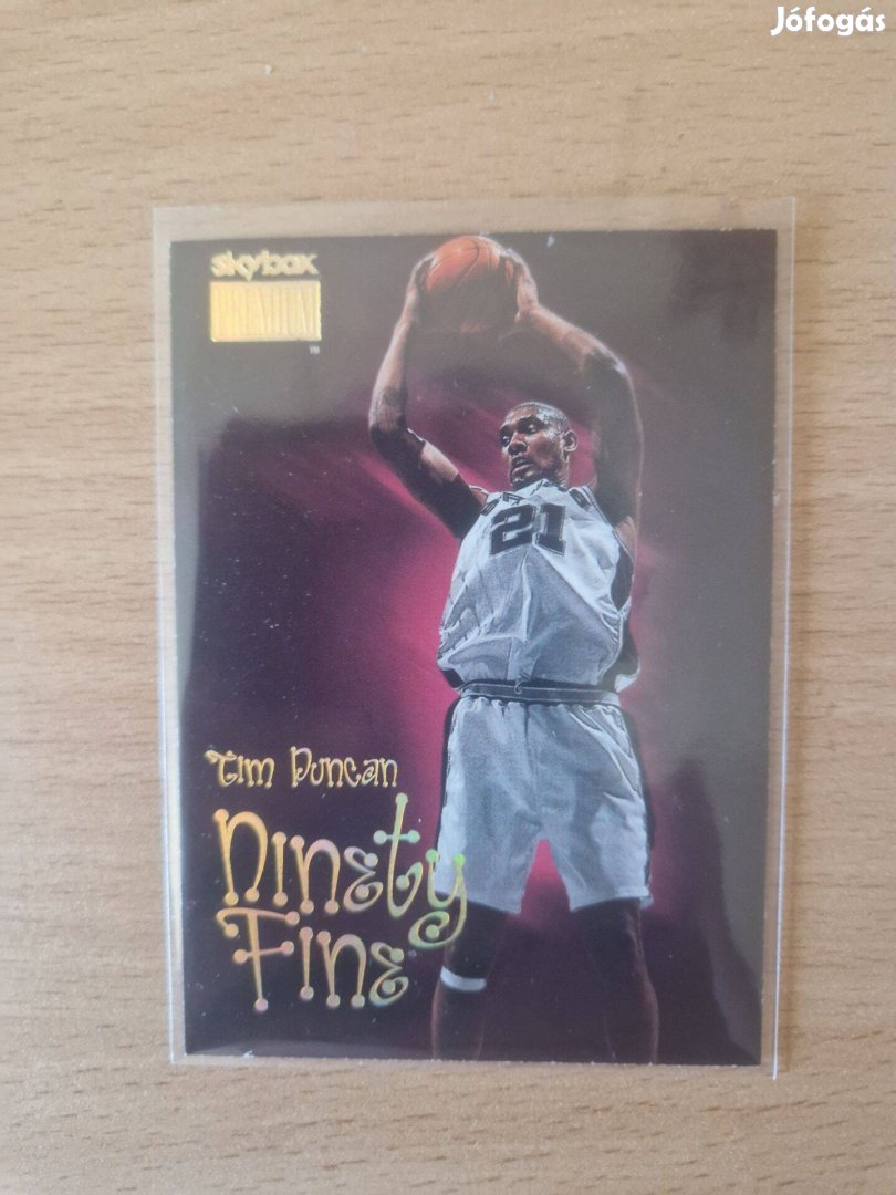 Tim Duncan Skybox Premium 1998-99 Ninety Fine 206 kosaras