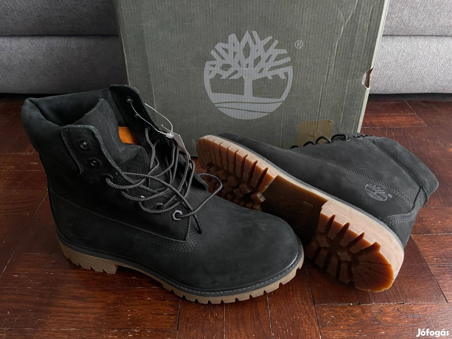 Timberland 6 Inch Premium Új vízálló férfi bakancs 41 fekete