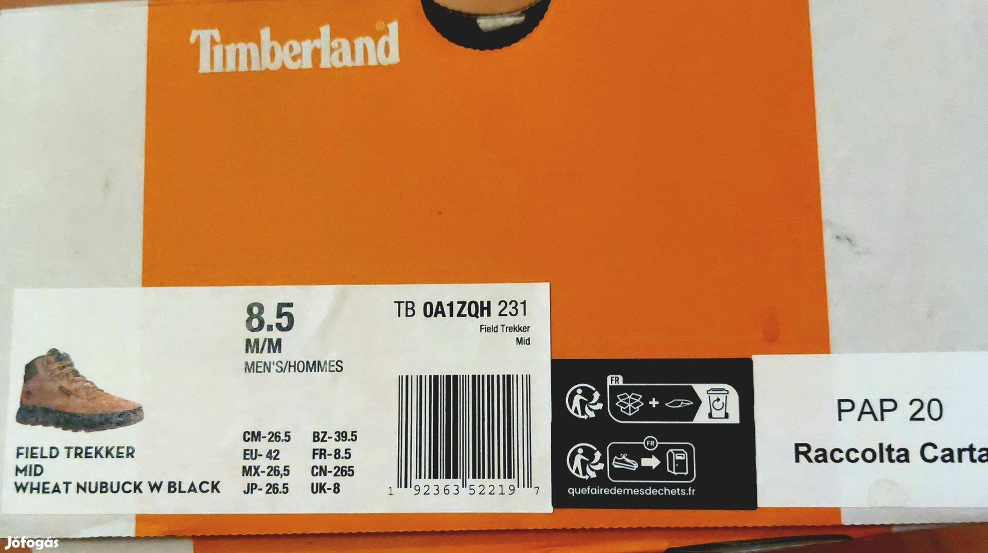 Timberland bakancs új