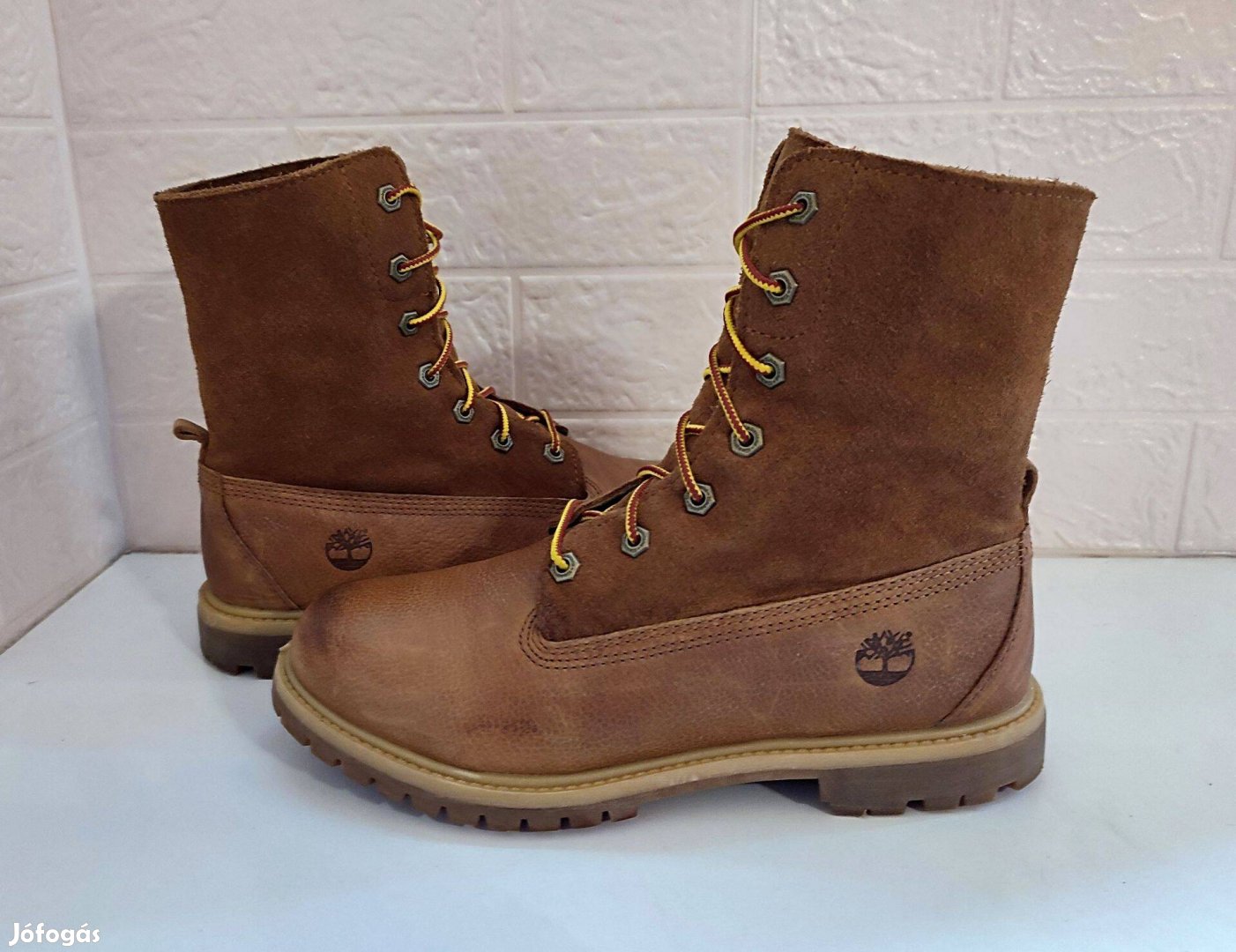 Timberland bőr, női bakancs 40-es - Vízálló! Újszerű!