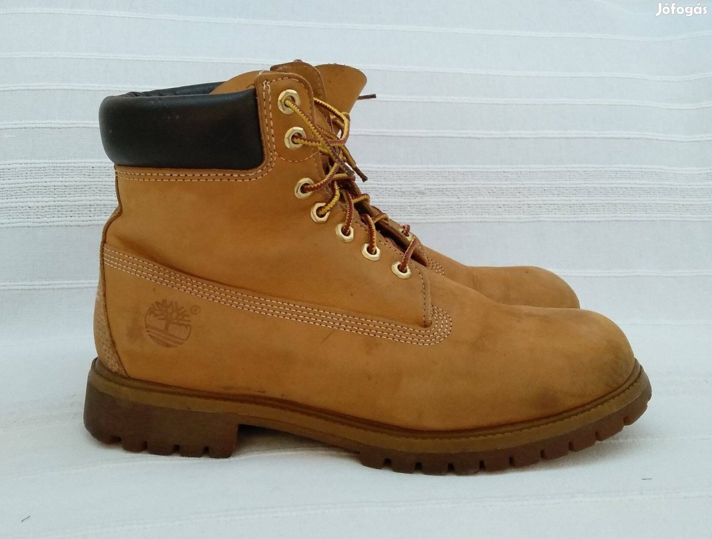 Timberland férfi bakancs 43-as, tiszta bőr, nyersgumi talppal