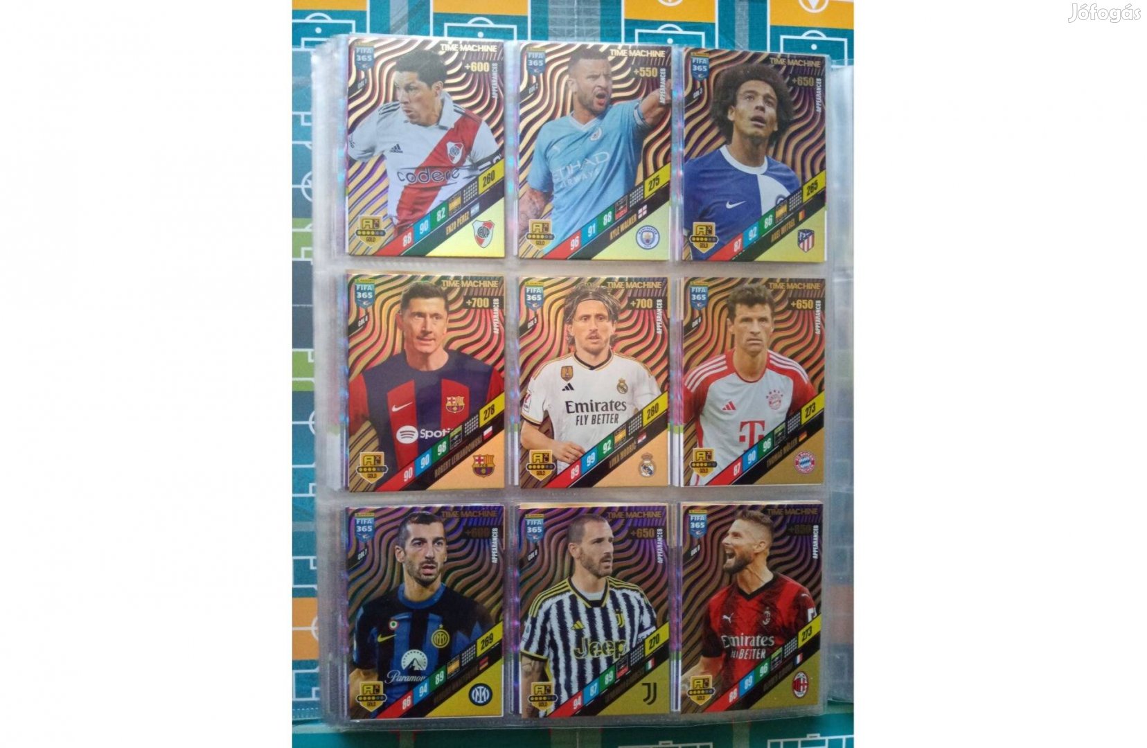 Time Machine Teljes sor Panini Fifa 365 2024 kártya