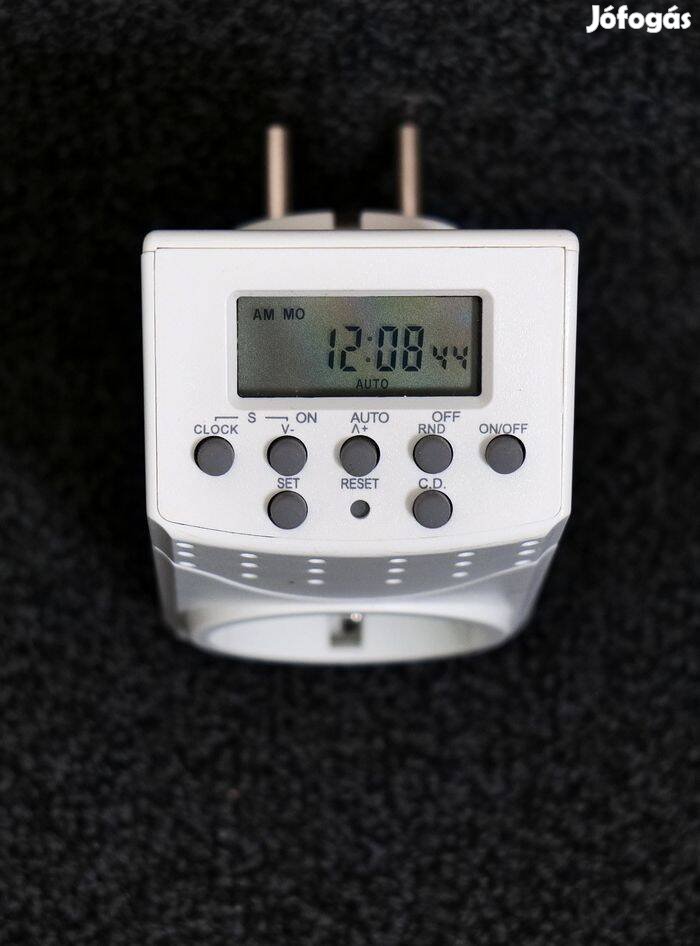 Timer időzítő időkapcsoló programozható + leírás