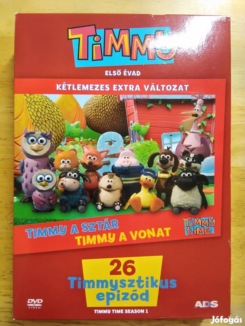 Timmy teljes első évad duplalemezes dvd 