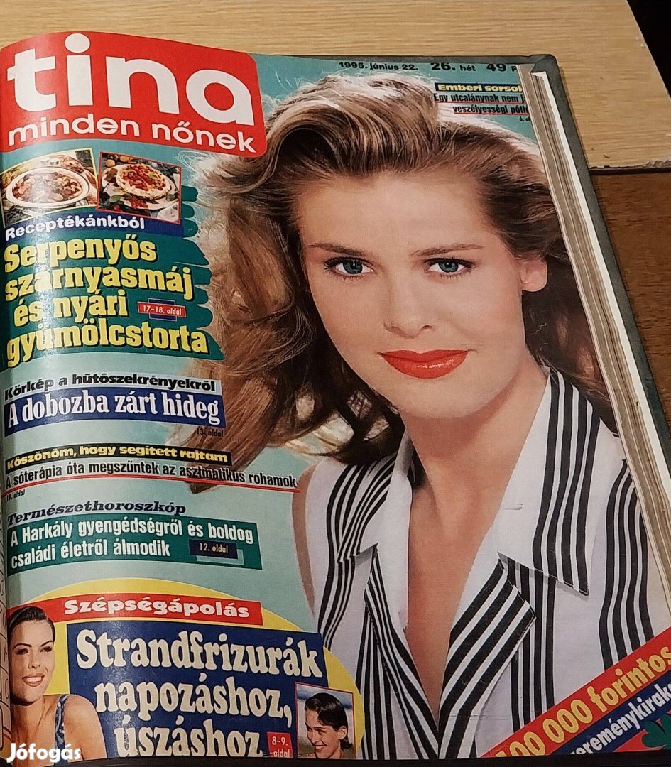 Tina 1995 magazinok bőrkötésben jó állapotban eladók!