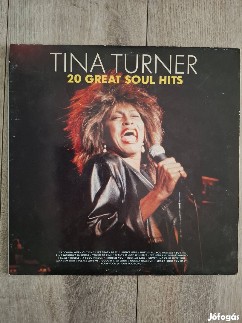 Tina Turner 20 Great bakelit lemez