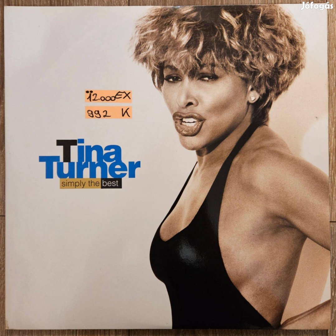 Tina Turner Simply The Best bakelit lemez, hanglemez LP (992)