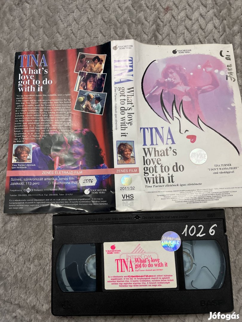 Tina Turner vhs nagytok zenés