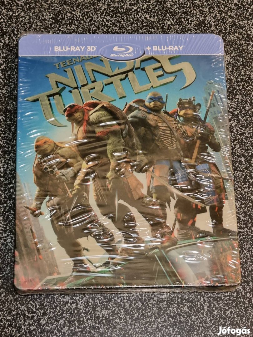Tini nindzsa teknőcök 3d és 2d fémdoboz Blu-ray