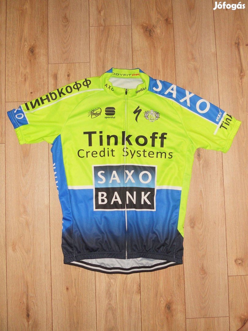 Tinkoff Saxo kerékpáros mez (XL/XXL-es)