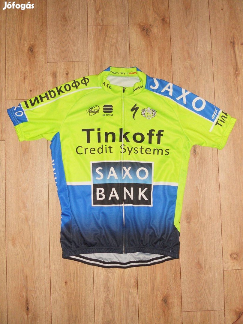 Tinkoff Saxo kerékpáros mez (XL/XXL-es)