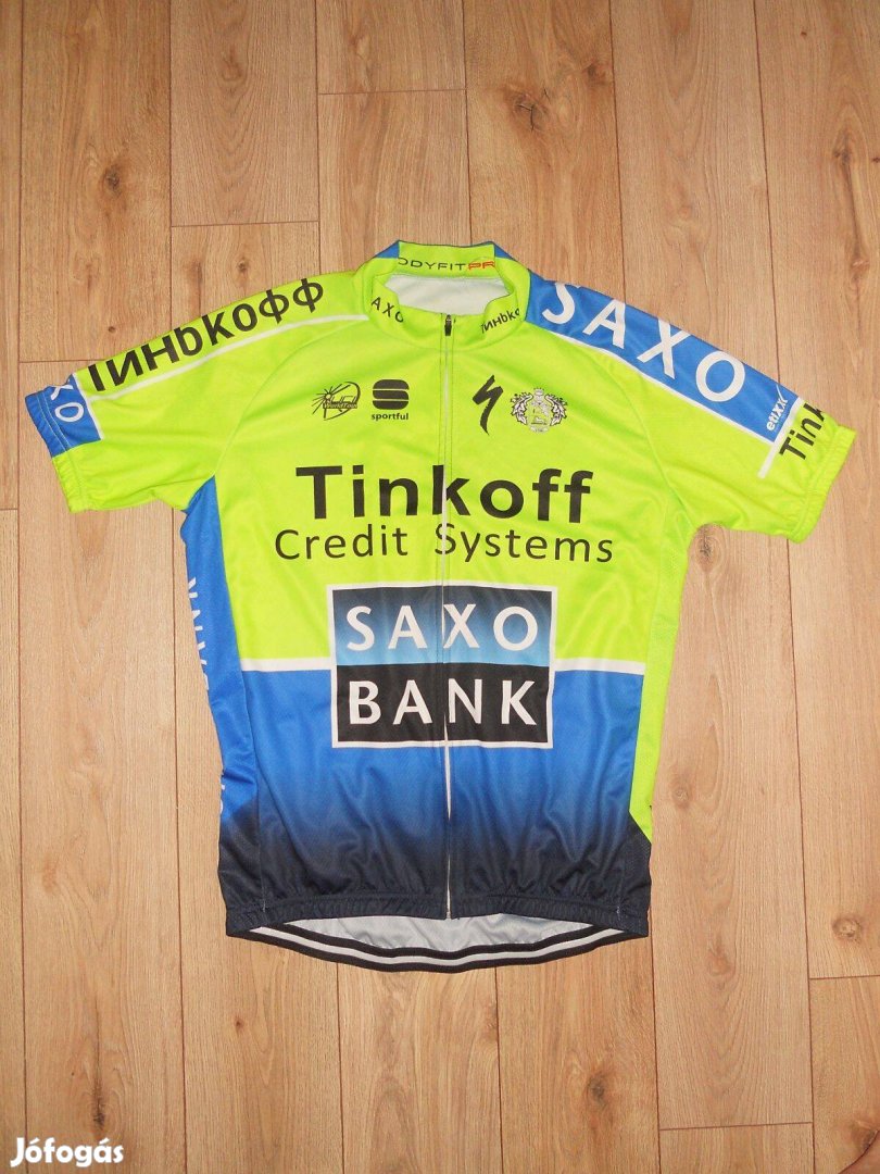 Tinkoff Saxo kerékpáros mez (XL/XXL-es)