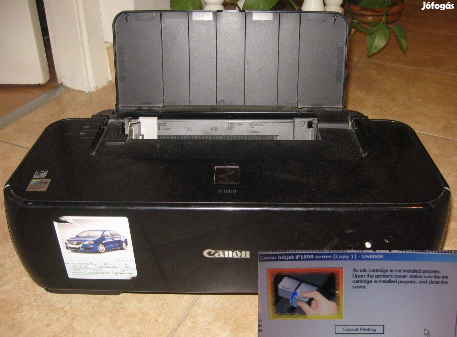 Tintasugaras Printer Canon Pixma IP1800 Szines Színes