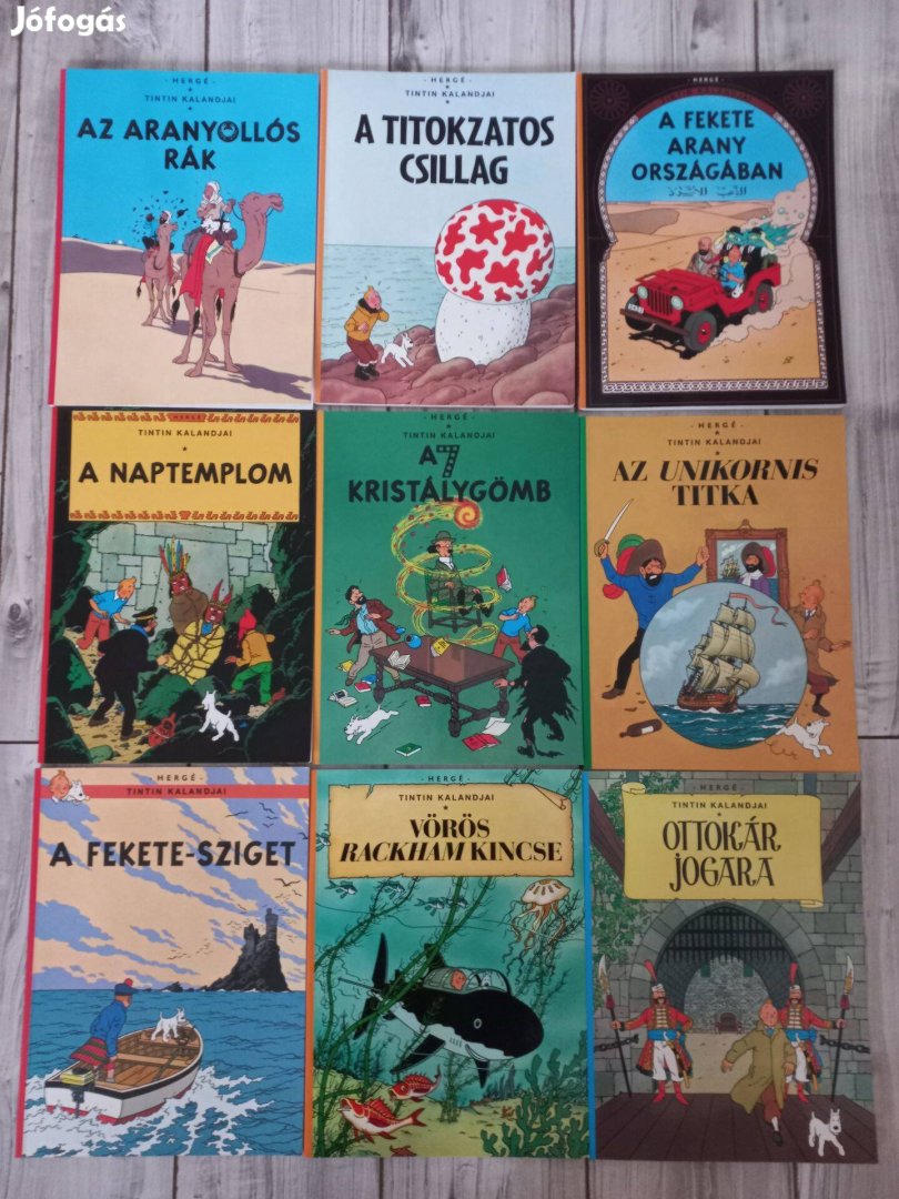 Tintin kalandjai képregények