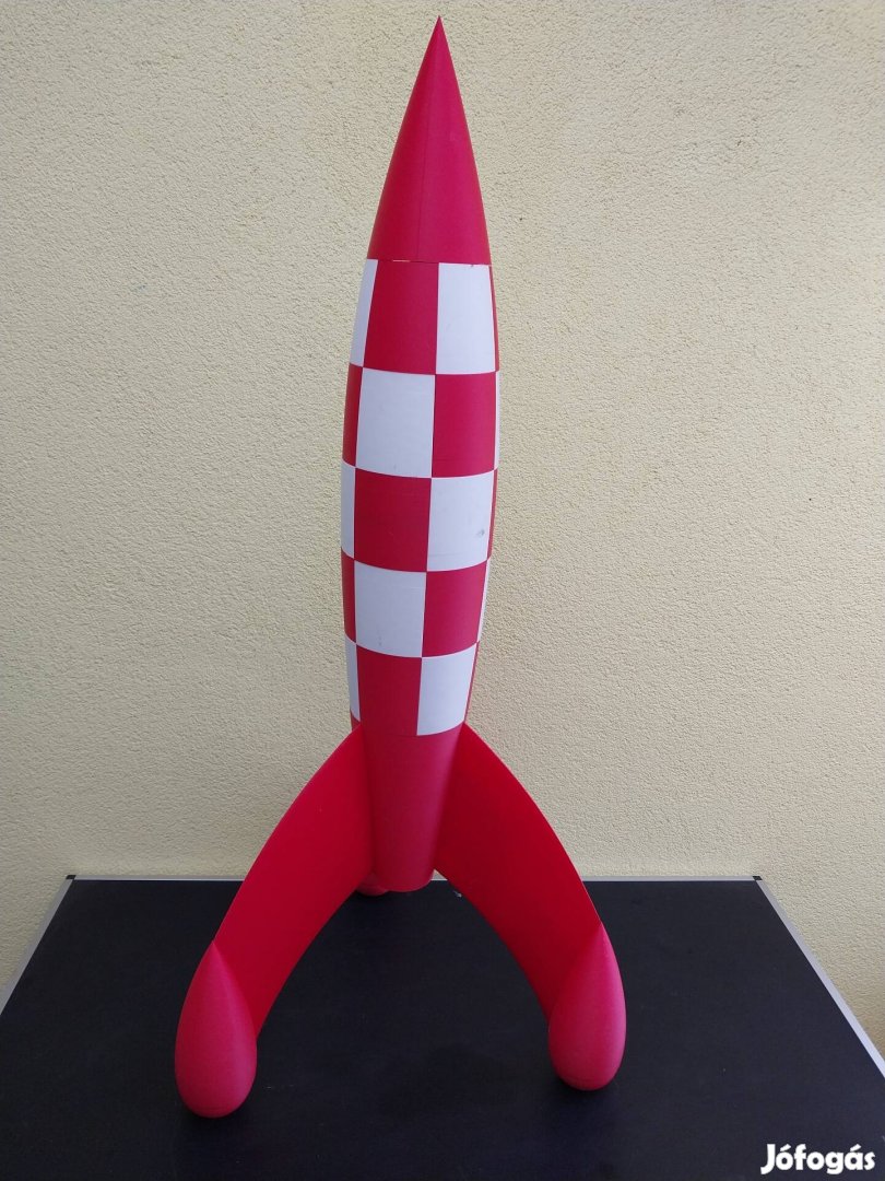 Tintin rakétája 3D dekoráció, makett 105 cm