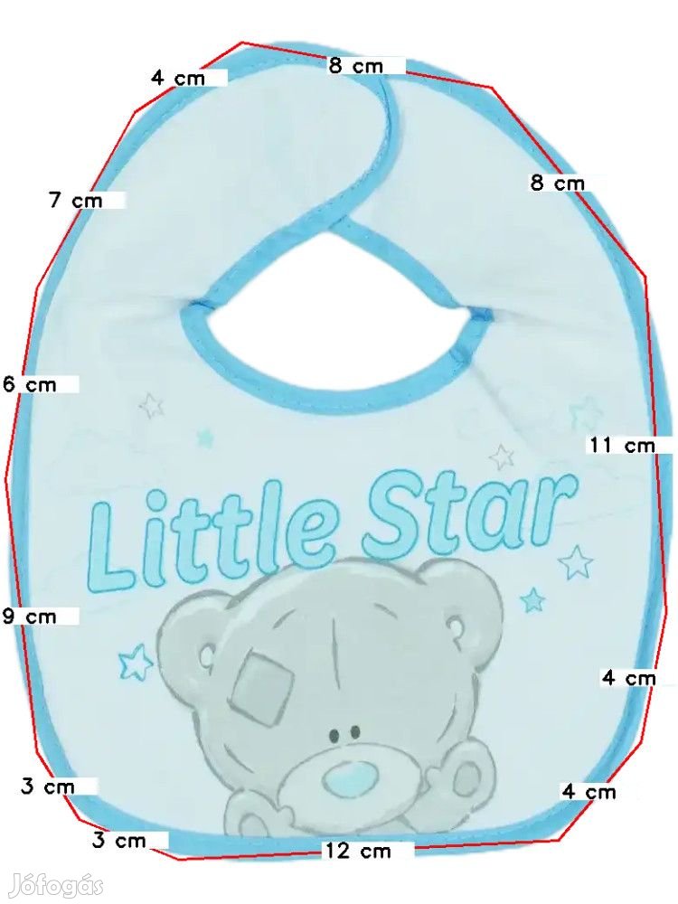 Tiny Tatty Teddy Új (címkés) Fiú Előke (Egyméret)