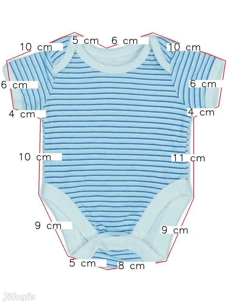 Tiny Ted Használt (hibás) Fiú Rövid ujjú / ujjatlan body (Méret: 56)