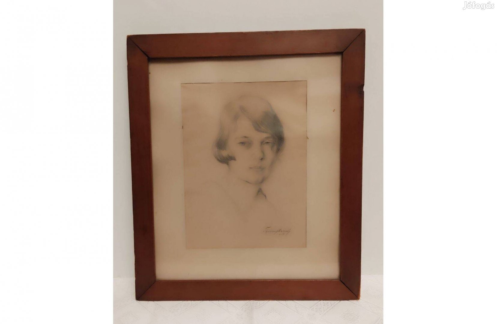 Tipary Dezső női portré 1913