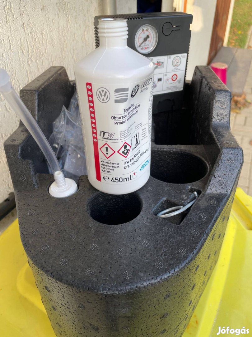 Tire defekt javító készlet kompresszorral