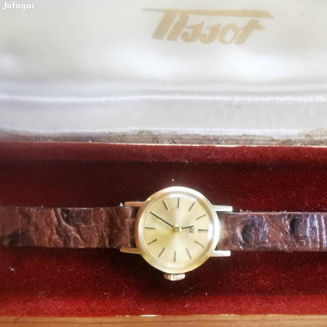 Tissot 14 karátos női aranyóra