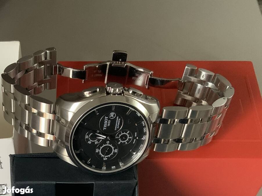 Tissot Couturier Automata Chronograph Full acél Óra új .
