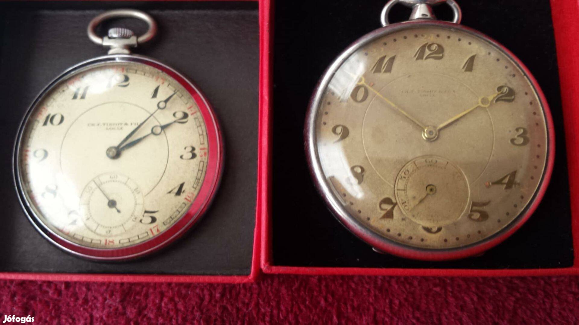 Tissot Fils Locle zseborák mindkettő együtt
