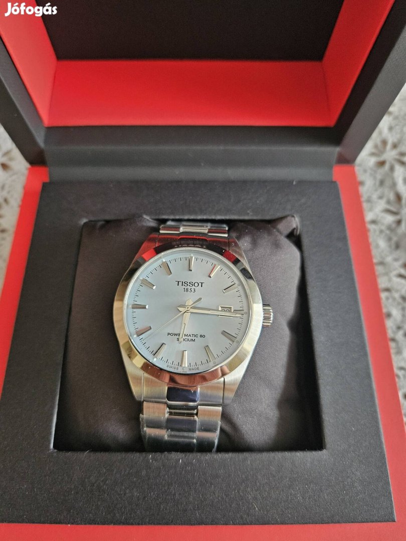 Tissot Gentleman Powermatic 80, jégkék számlap 